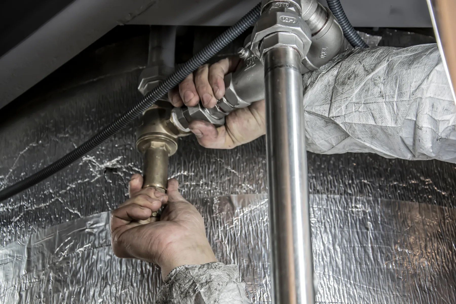 Intervention professionnelle : Installation sanitaire